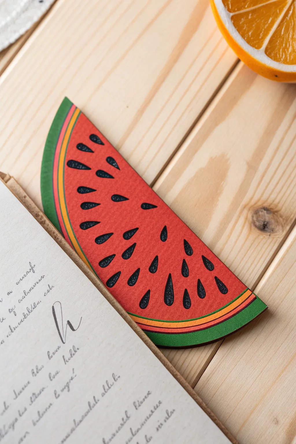 Add a splash of fruity color to your reading adventures with these charming paper craft bookmarks!