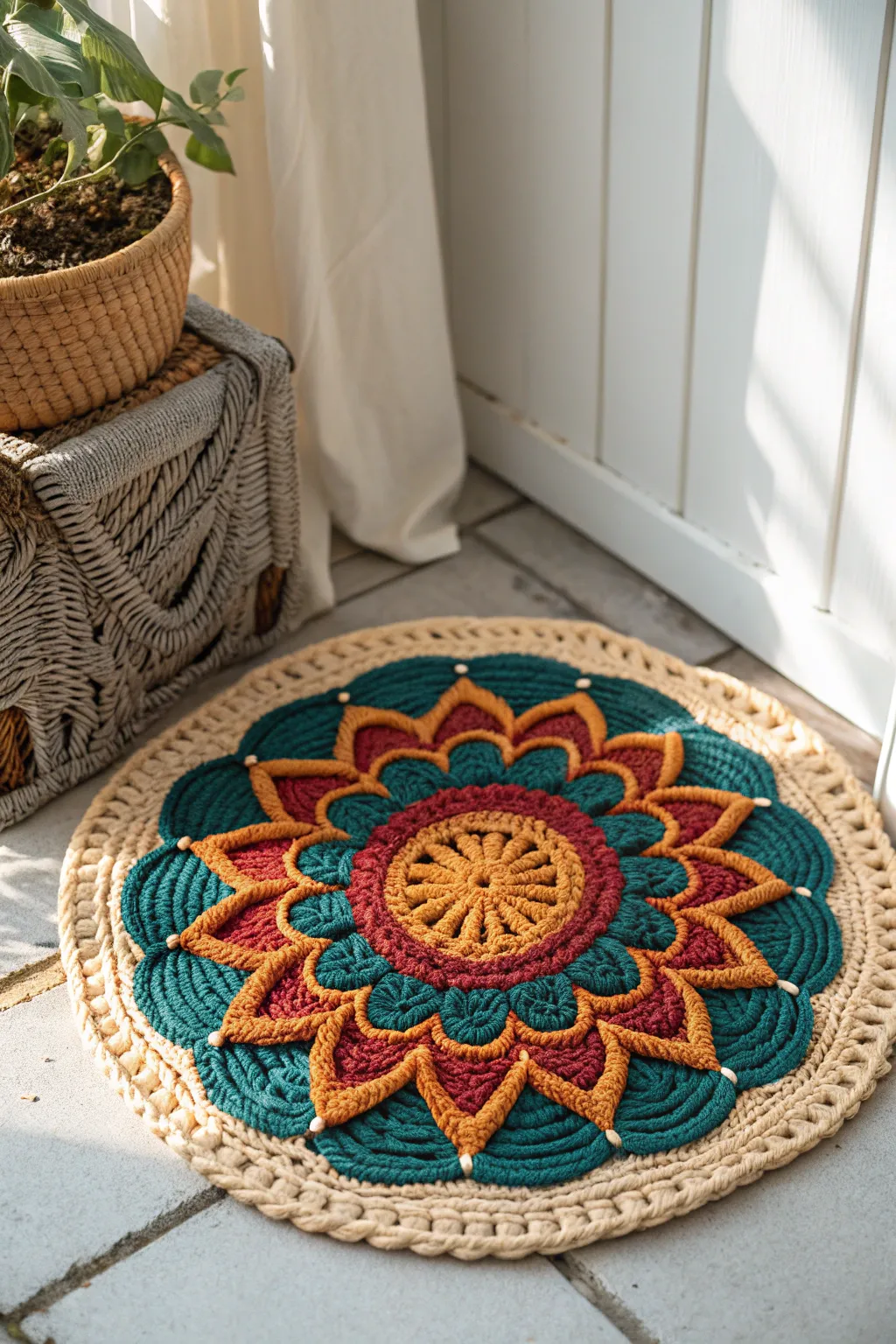Discover the beauty of emotional expression through a vibrant handcrafted mandala. Let colors tell your story.