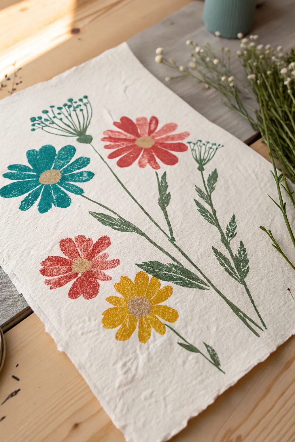 Create cherished memories with these vibrant handprint flowers—a perfect blend of creativity and keepsake!