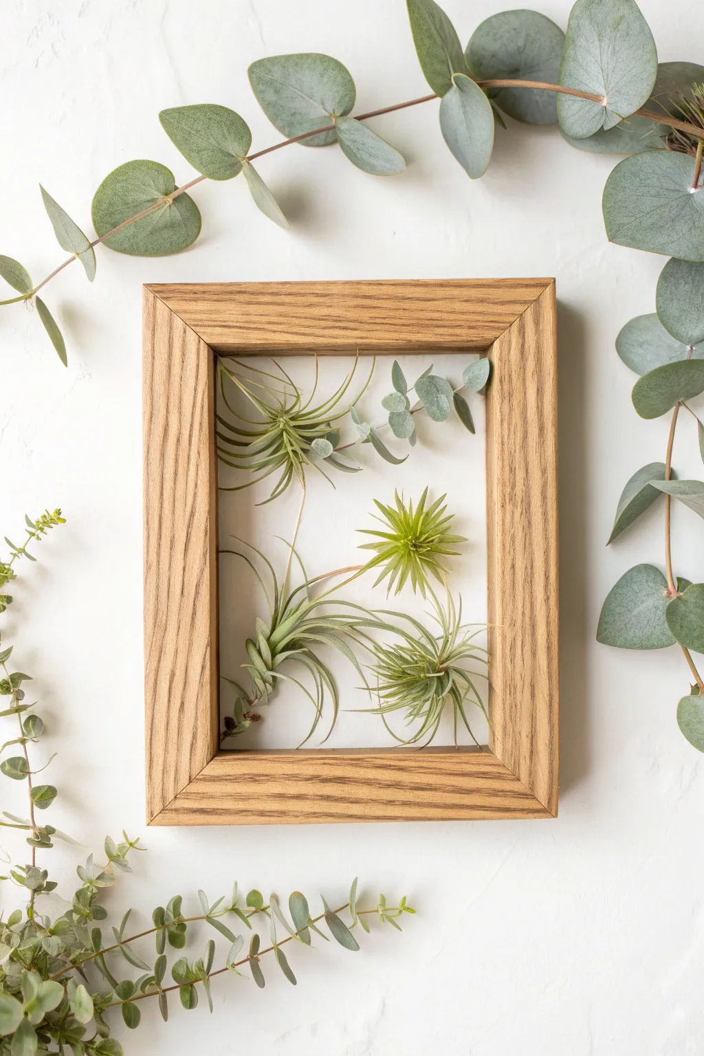 Bring nature inside with this stunning plant-frame fusion—where Scandinavian minimalism meets boho charm.
