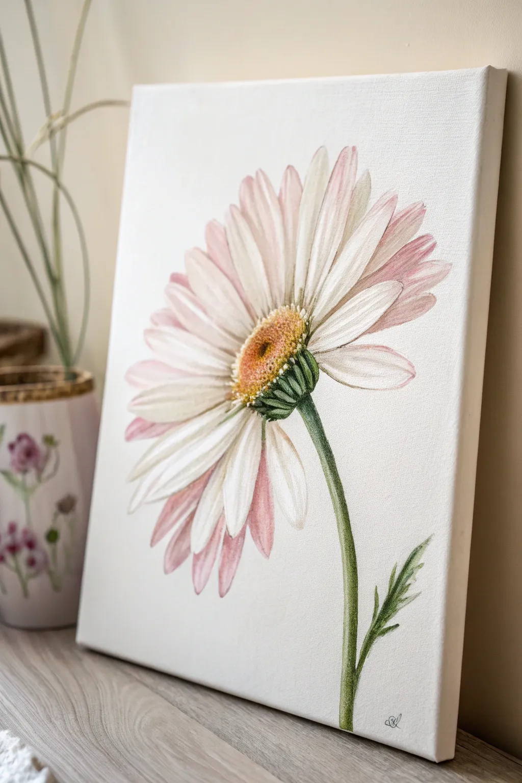 Discover the art in simplicity: a daisy reimagined with Scandinavian elegance.