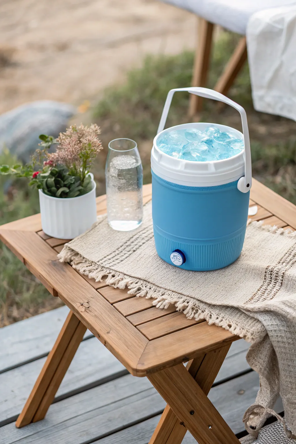Cool your picnic in style with this chic DIY mini cooler!
