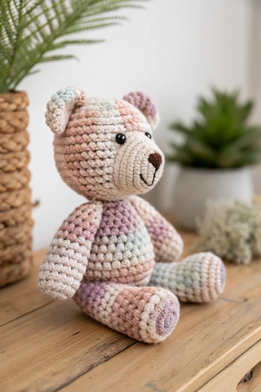 Embrace the warmth of handmade with this adorable crochet plushie, a perfect blend of minimalist and boho charm.