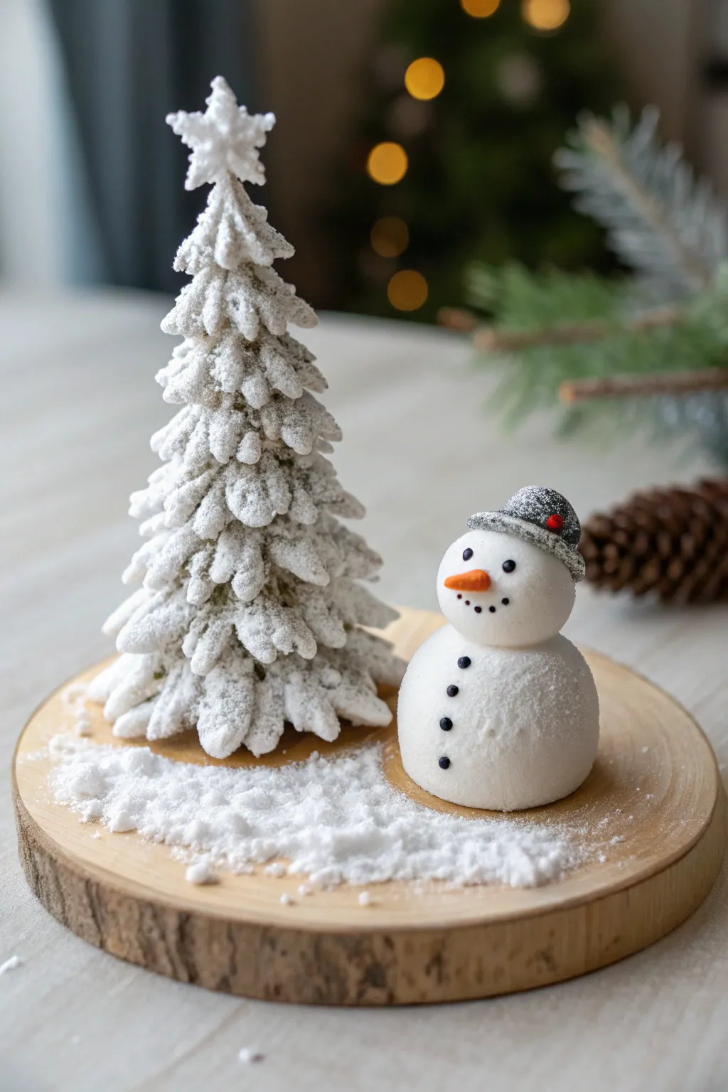 Create your own enchanting winter wonderland with polymer clay magic!