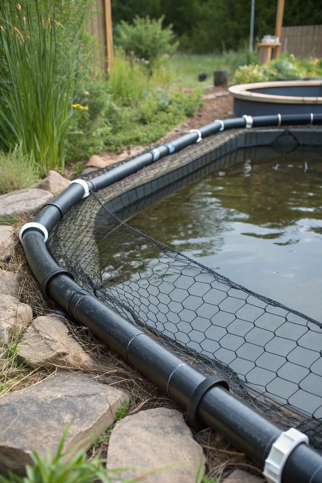 Craftsmanship in Harmony: Tailored Pipe Frames for Your Pond's Unique Beauty