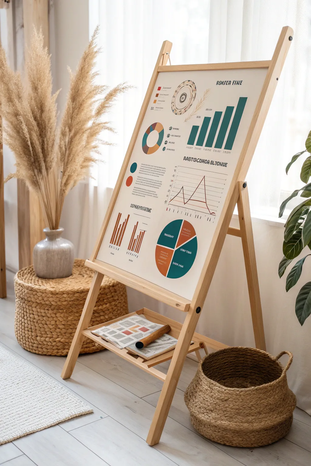 Transform data into art with a stunning infographic board—where simplicity meets bold creativity.