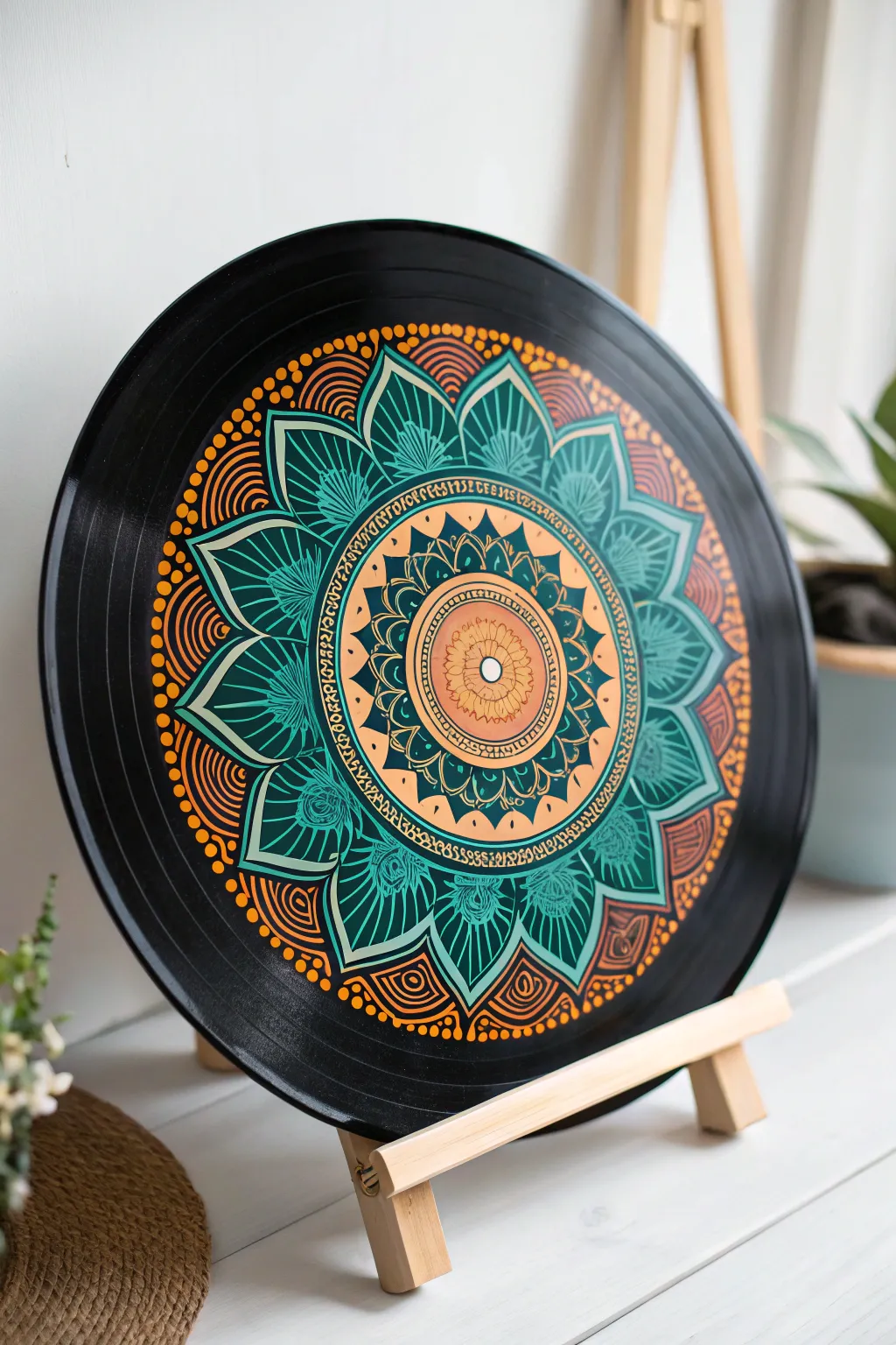 Transform your space with boho mandalas: where simplicity meets vibrant artistry.