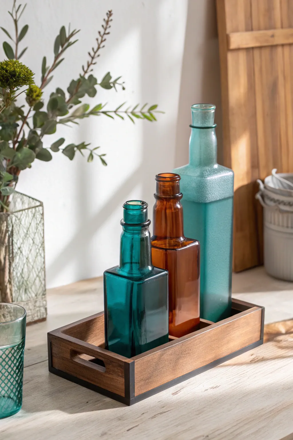 Transform your workspace with elegant, sustainable desk organizers made from repurposed bottles. Embrace simplicity and style!