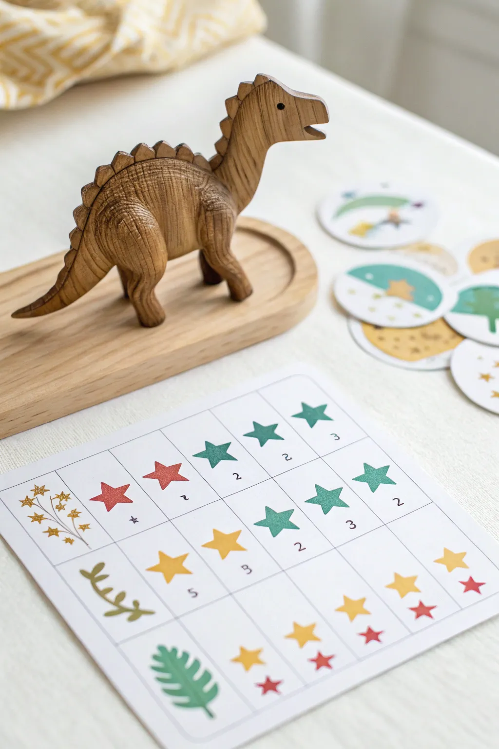 Inspire your little one's imagination with a charming dino-themed reward chart, where simplicity meets playful creativity!