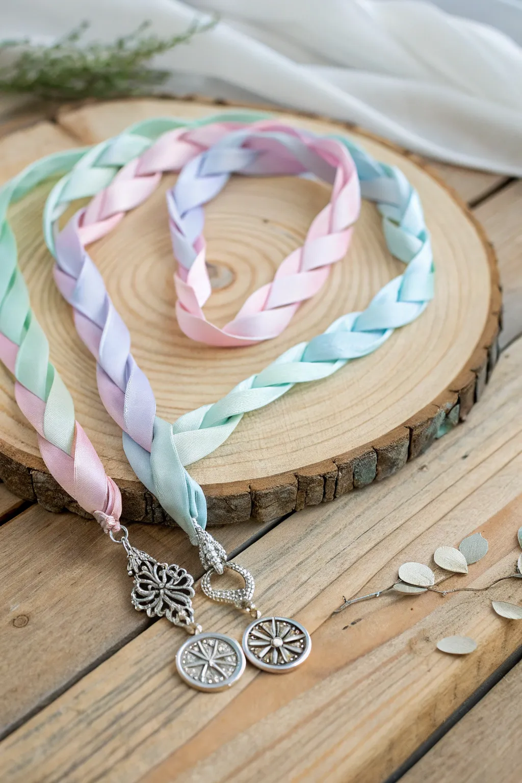 Elevate your gifting with a personalized charm ribbon lei—where simplicity meets heartfelt elegance.
