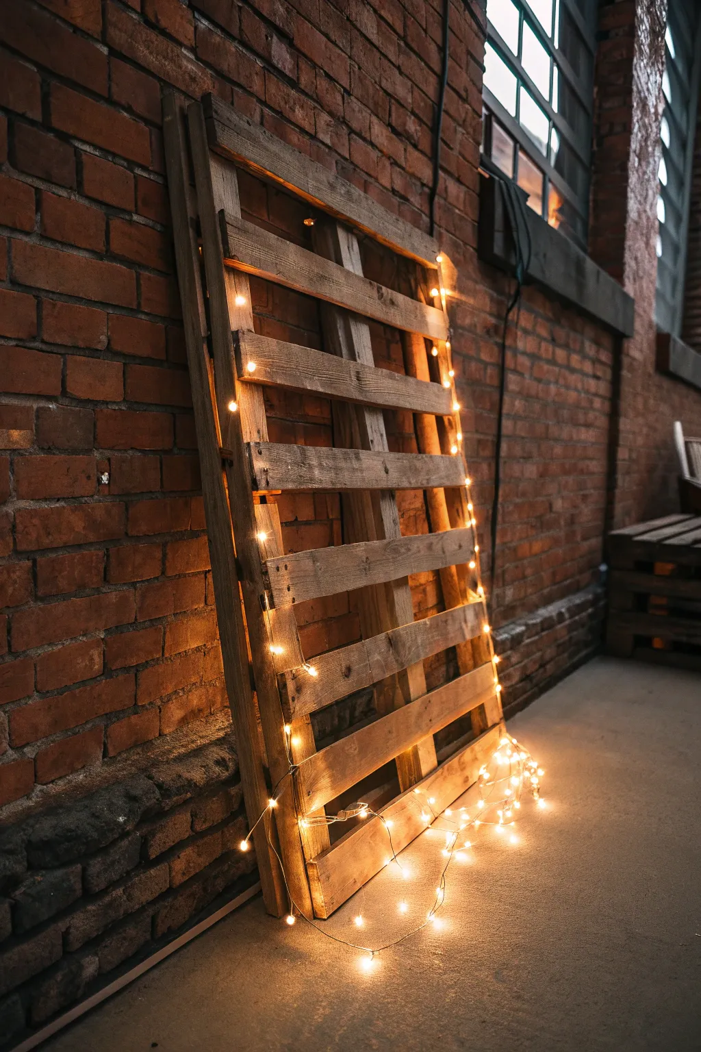Illuminate your space with the timeless charm of rustic pallet art, crafted to perfection.