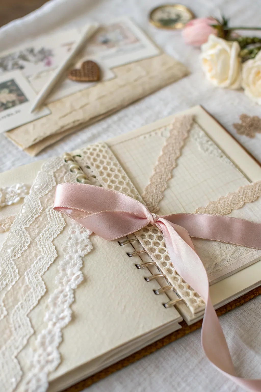 Capture wedding memories with texture and elegance in every page.