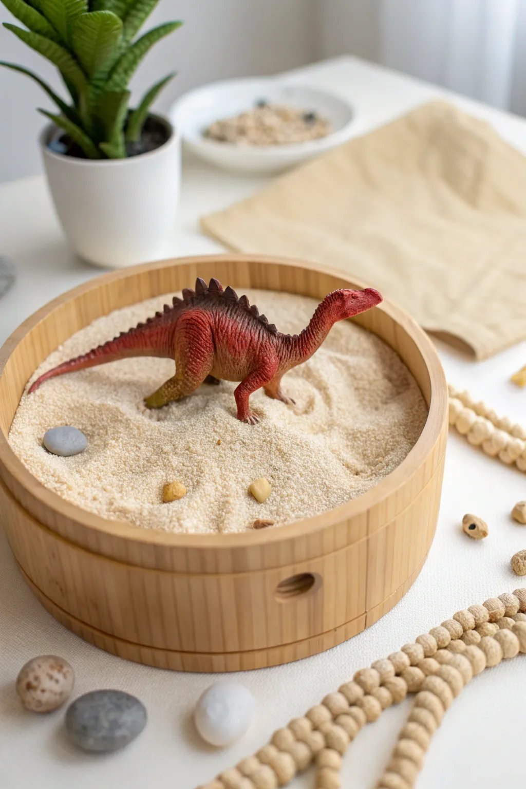 Unearth the fun: Dive into a dinosaur dig sensory adventure!