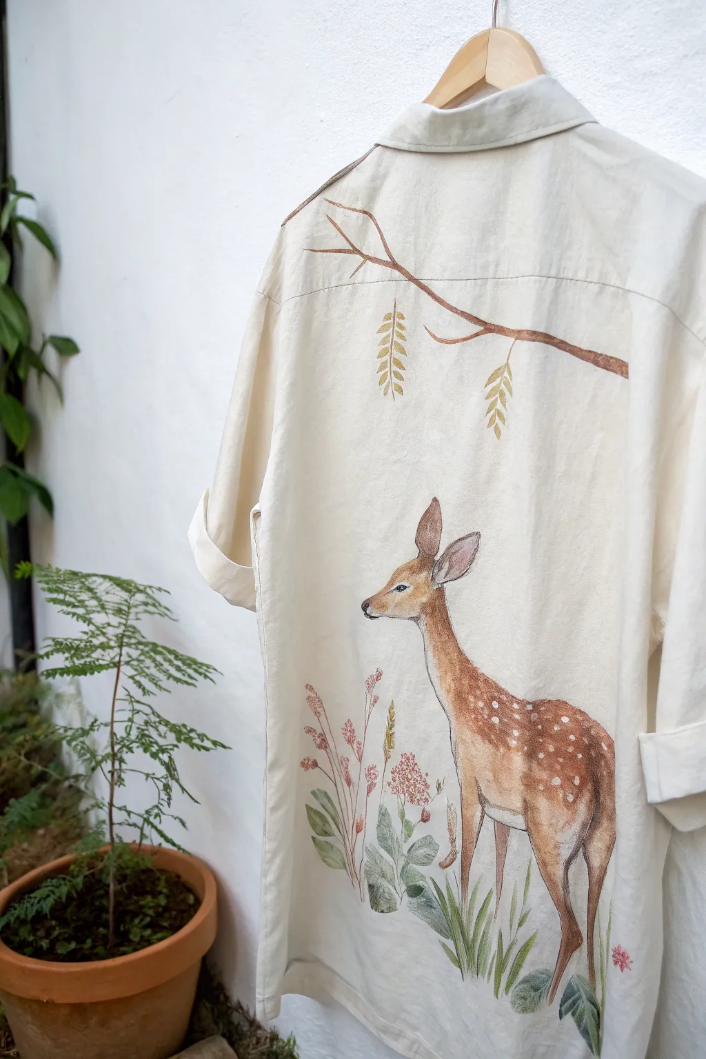Embrace the wild with elegance: Discover the art of animal prints on minimalist shirts.