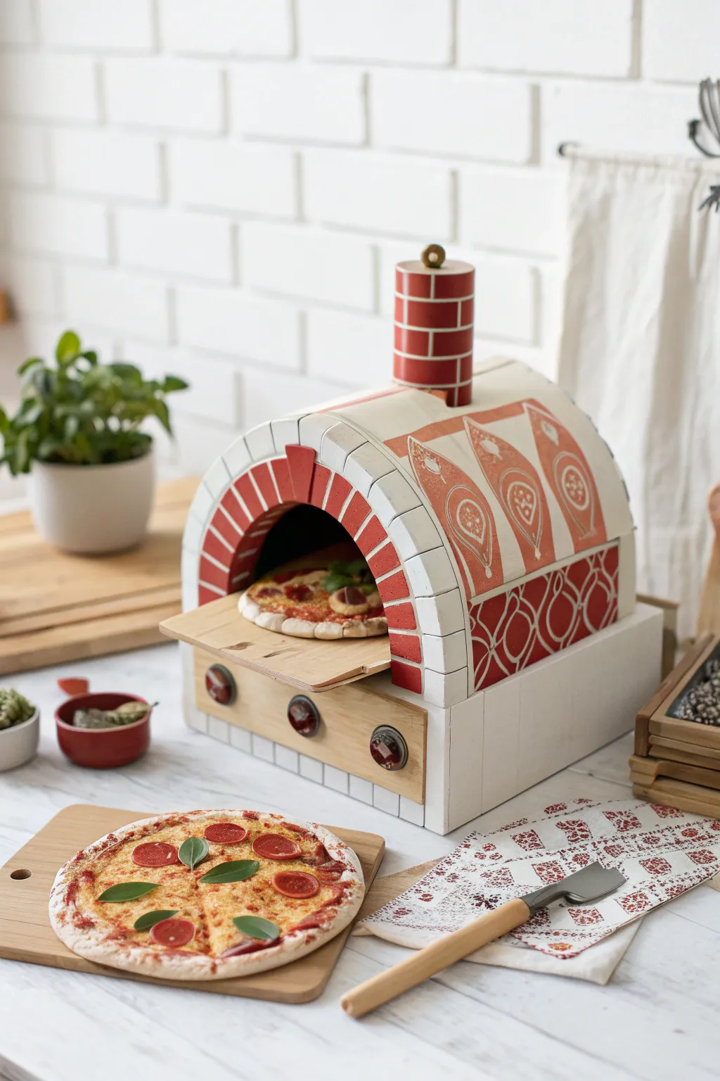 Ignite imagination with this charming shoebox pizza oven playset—where simplicity meets creativity in every slice!