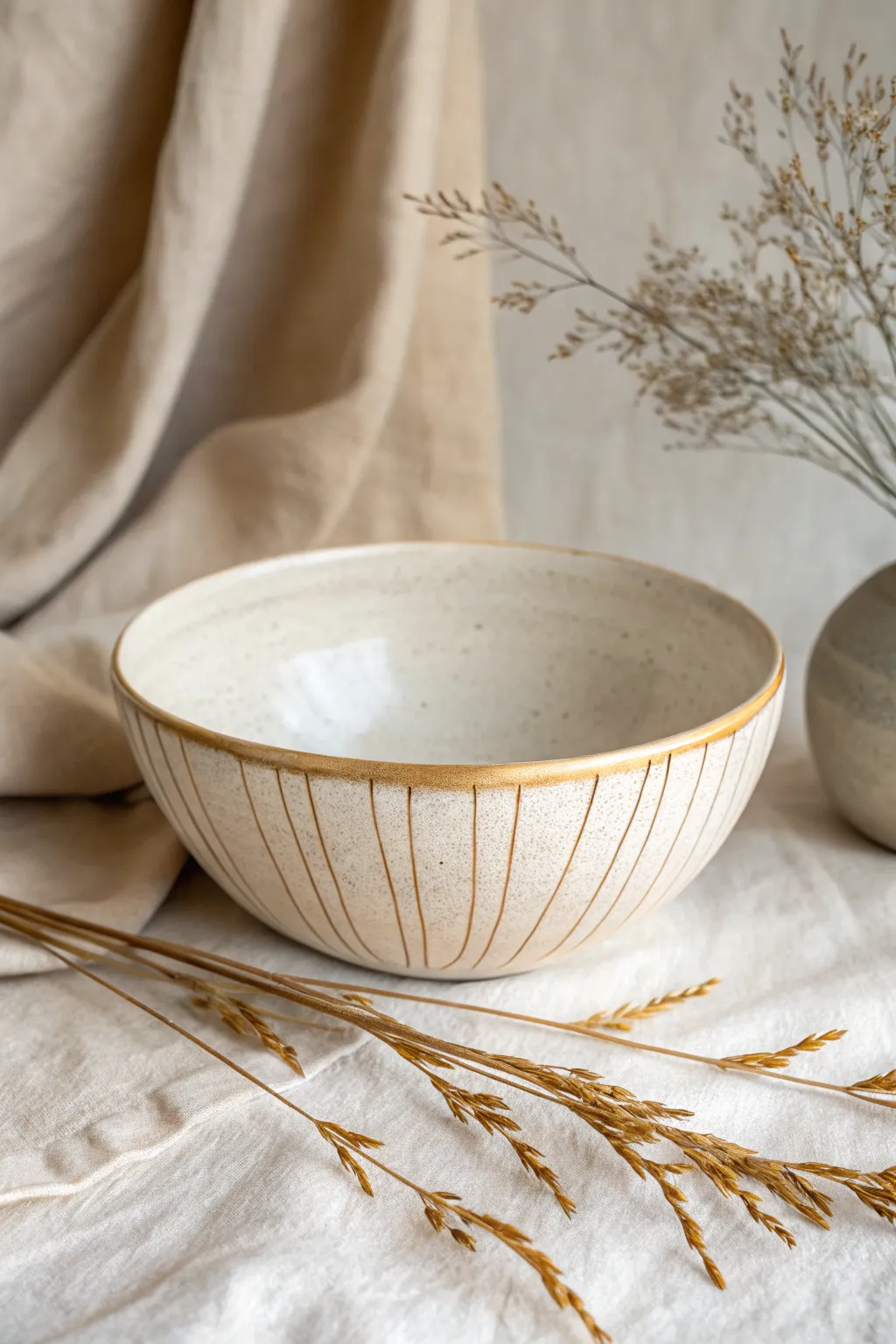 Elevate your pottery with a touch of gold - simplicity meets luxury.