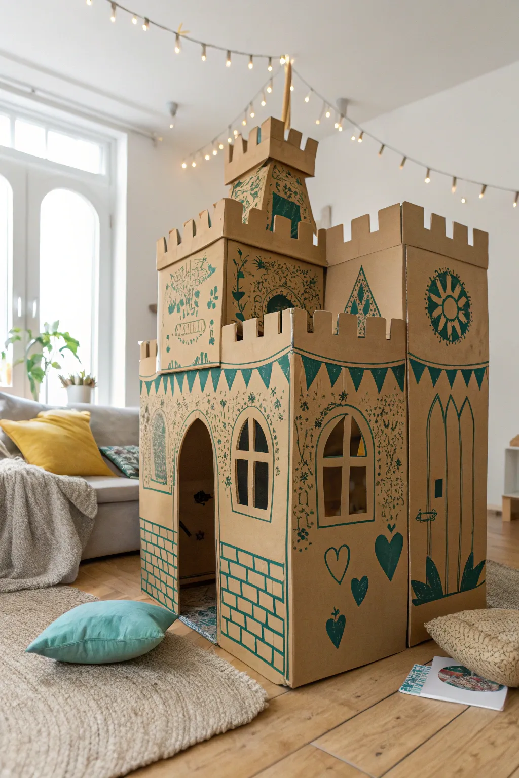 Transform cardboard into a whimsical castle and let imaginations soar in style!