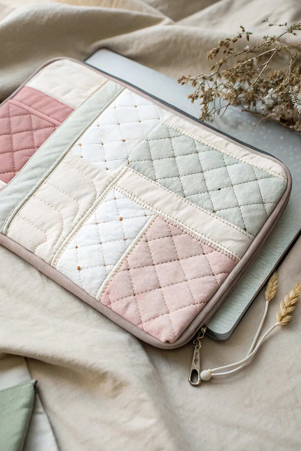Elevate your tech protection with this chic quilted laptop sleeve—where simplicity meets elegance.