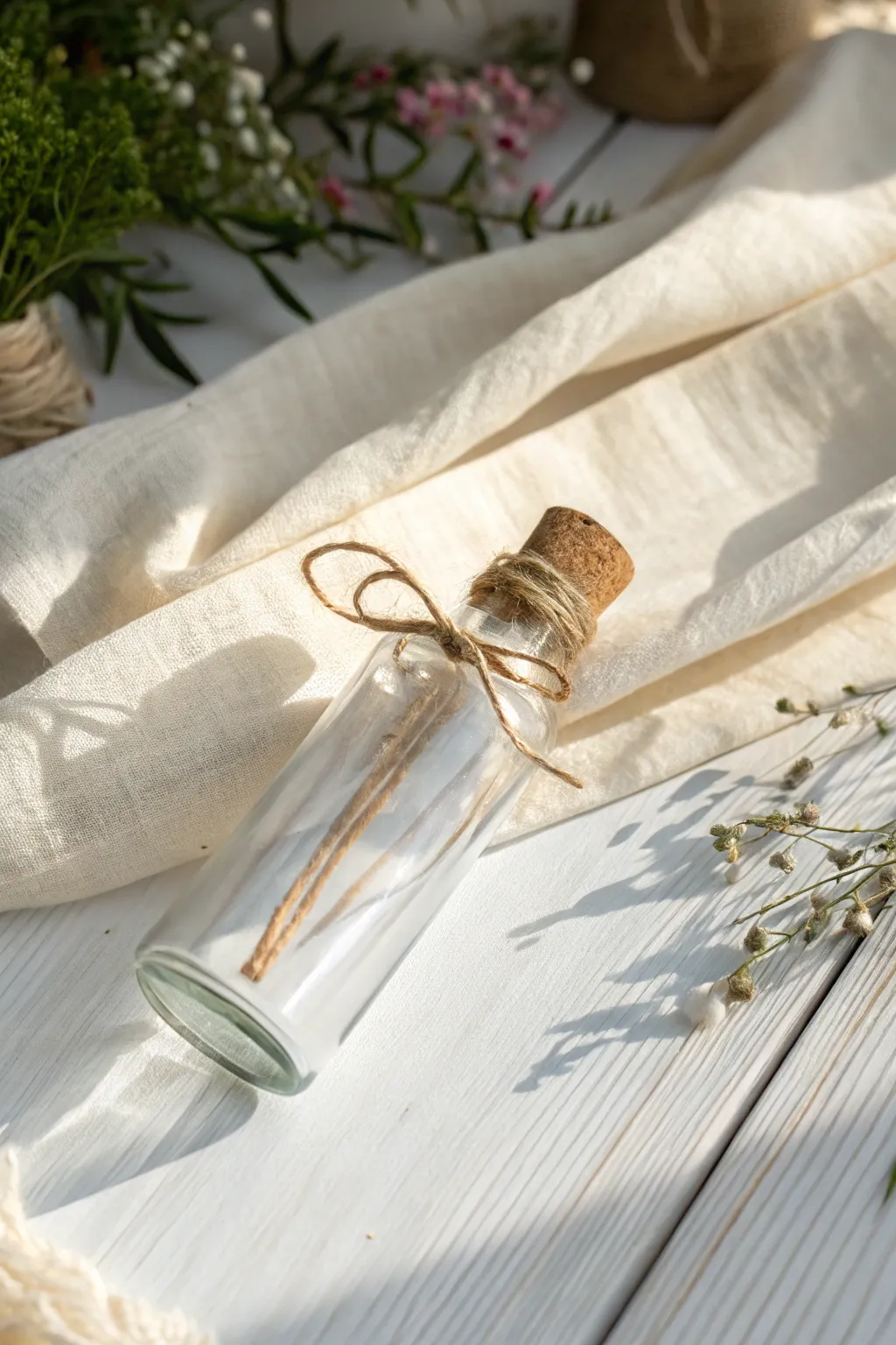 Capture the mystery and romance with a message in a bottle - a timeless keepsake for your Valentine.