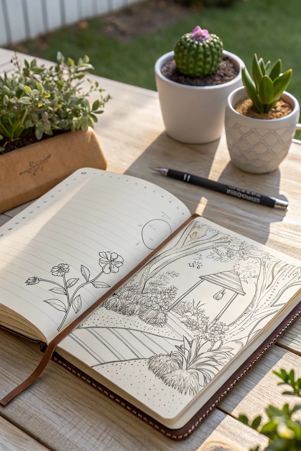 Capture your dream garden on paper and let spring bloom in your journal.