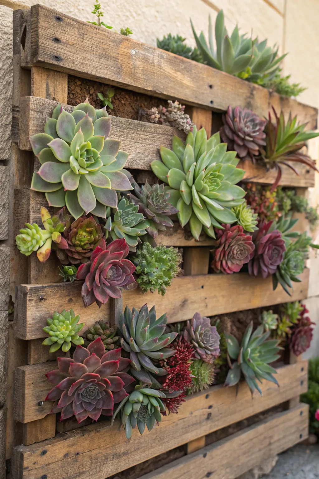 Elevate your space with the timeless beauty of handcrafted succulent wall art.