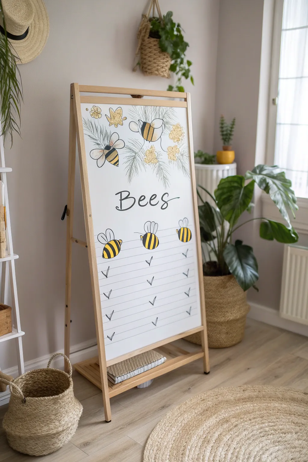 Buzz through your tasks with these charming, busy bees!