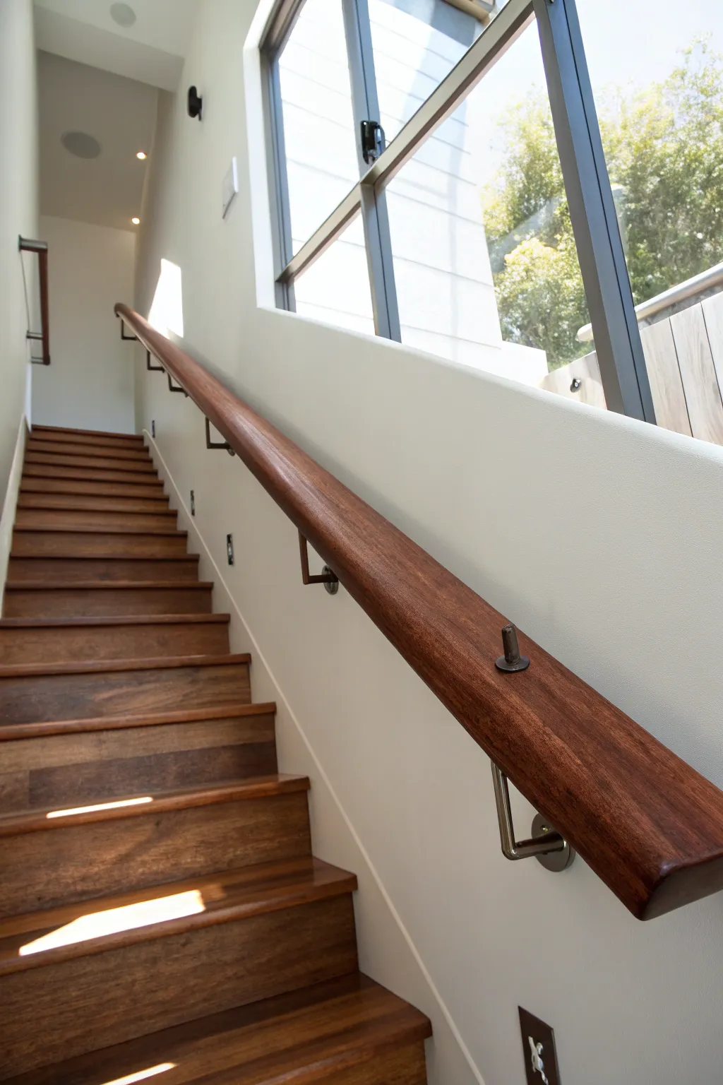 Elevate your space with a stunning floating handrail that combines elegance and innovation.