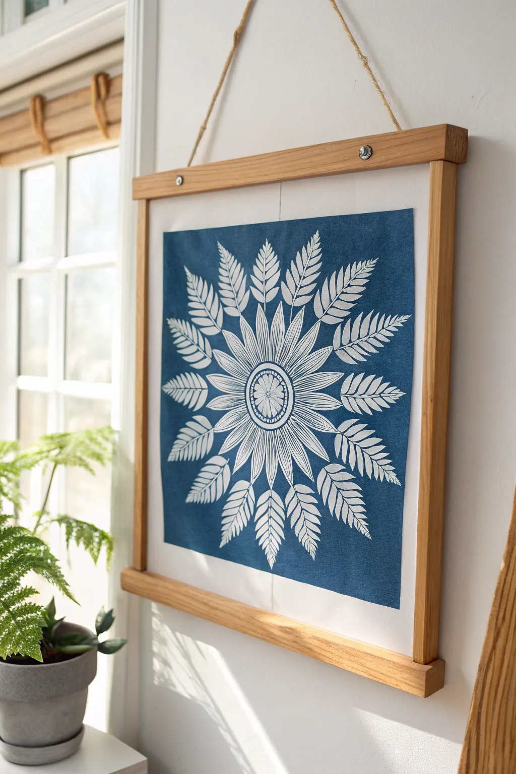 Capture nature's elegance with DIY sun print art - where simplicity meets creativity.