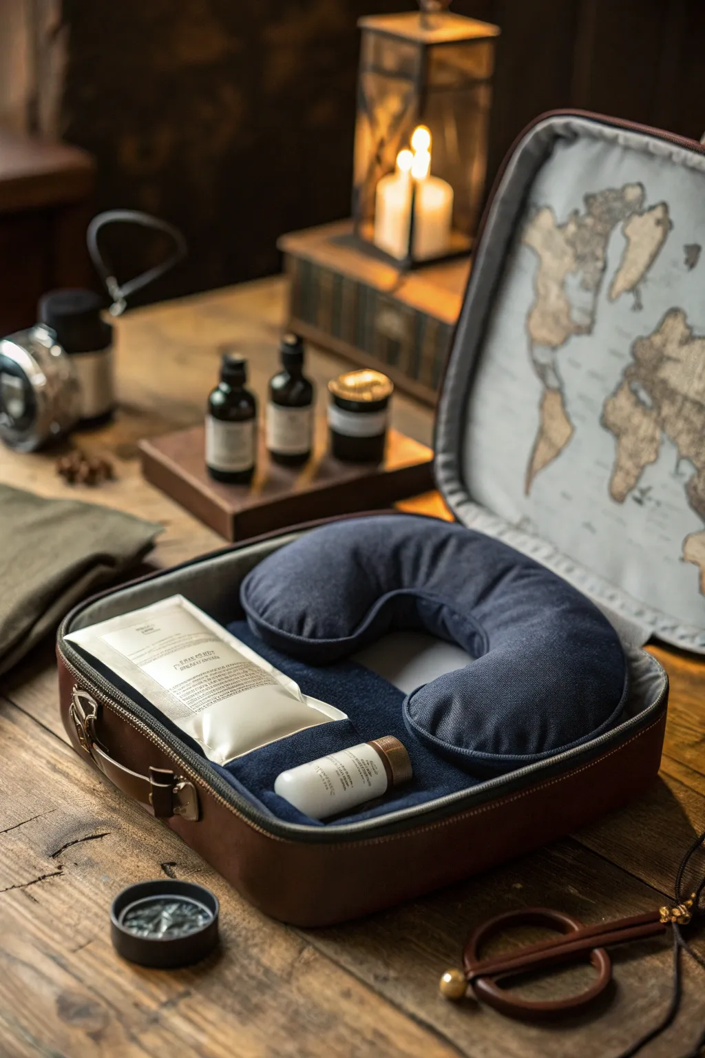 Craft the perfect travel companion with this luxurious survival kit—style meets functionality for the modern wanderer.