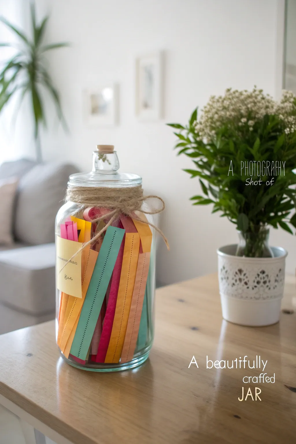 Capture memories and smiles with a vibrant memory jar for your best friend.