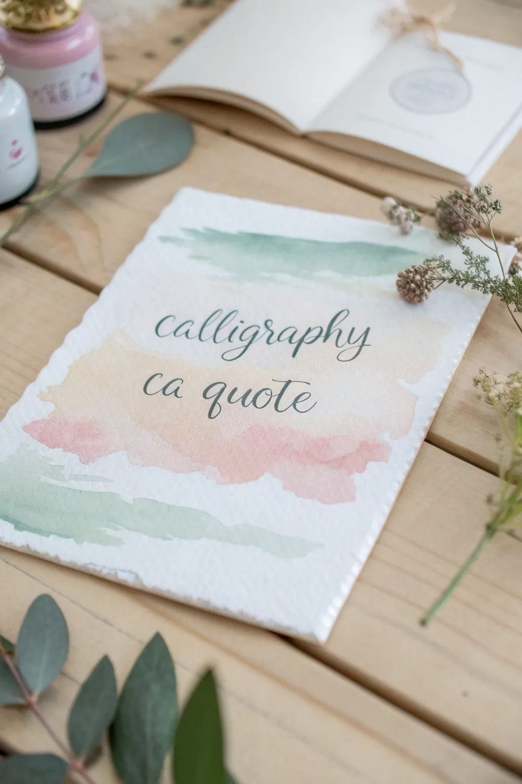 Capture your mom's heart with personalized quote art, blending calligraphy and watercolor for a touch of sentimental elegance. 🌿💕