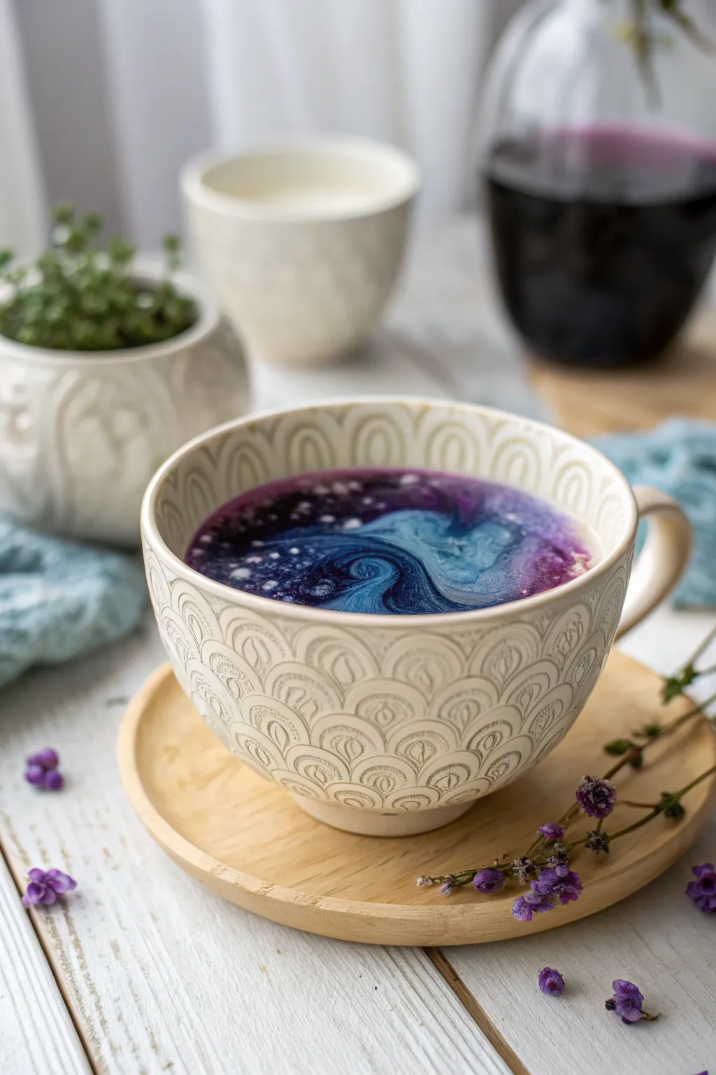 Tiny Tempests: Discover the stormy beauty hidden in a teacup.