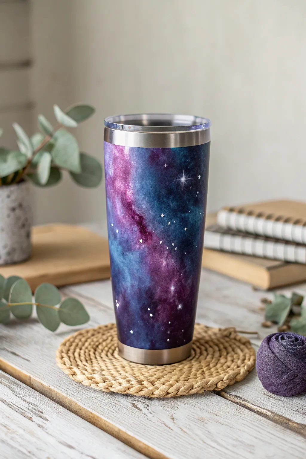 Sip in style with a cosmic twist: Your new favorite galactic tie dye tumbler!