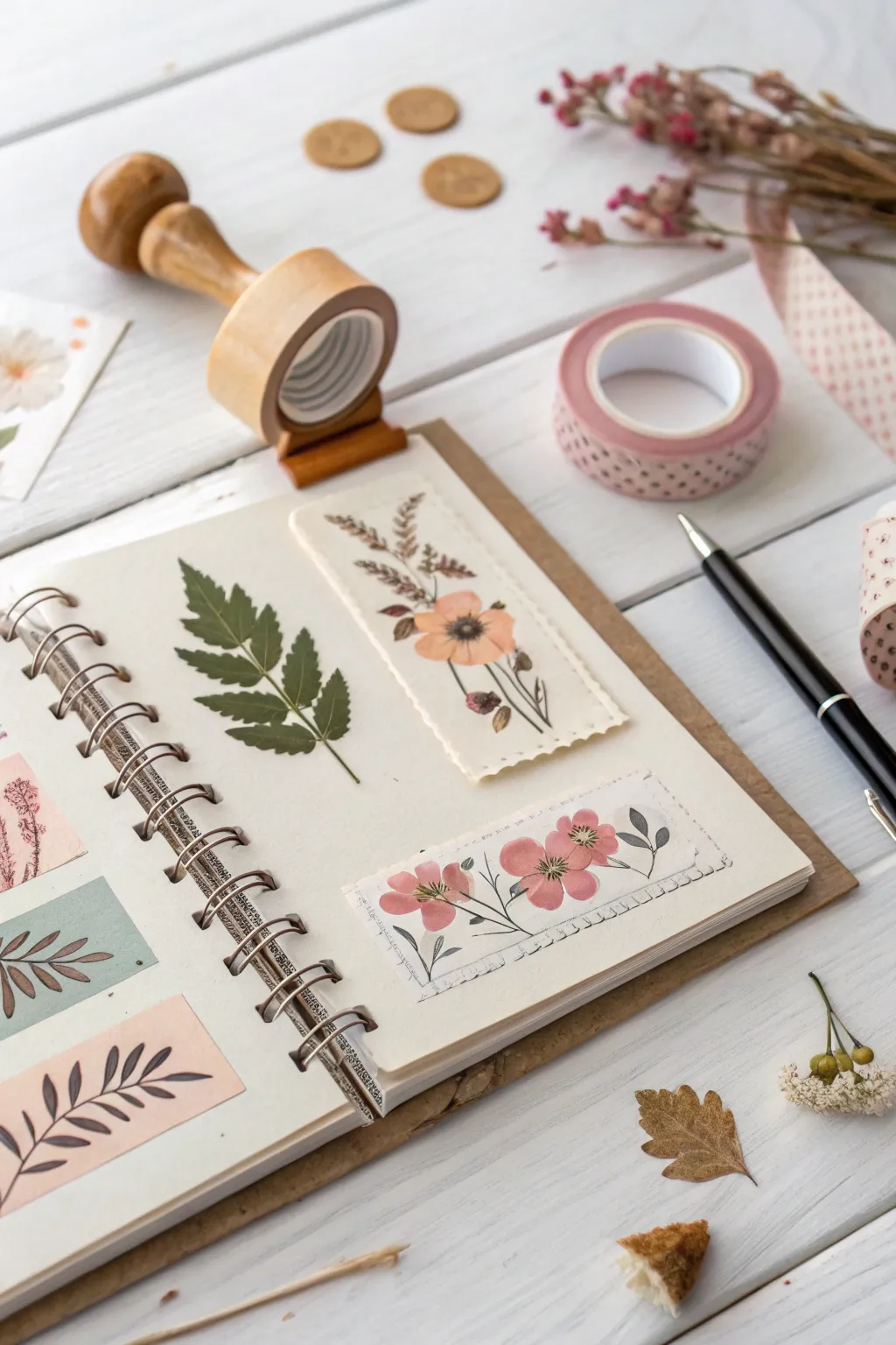 Infuse your travel scrapbook with personal charm using DIY decorations that celebrate simplicity and natural beauty.