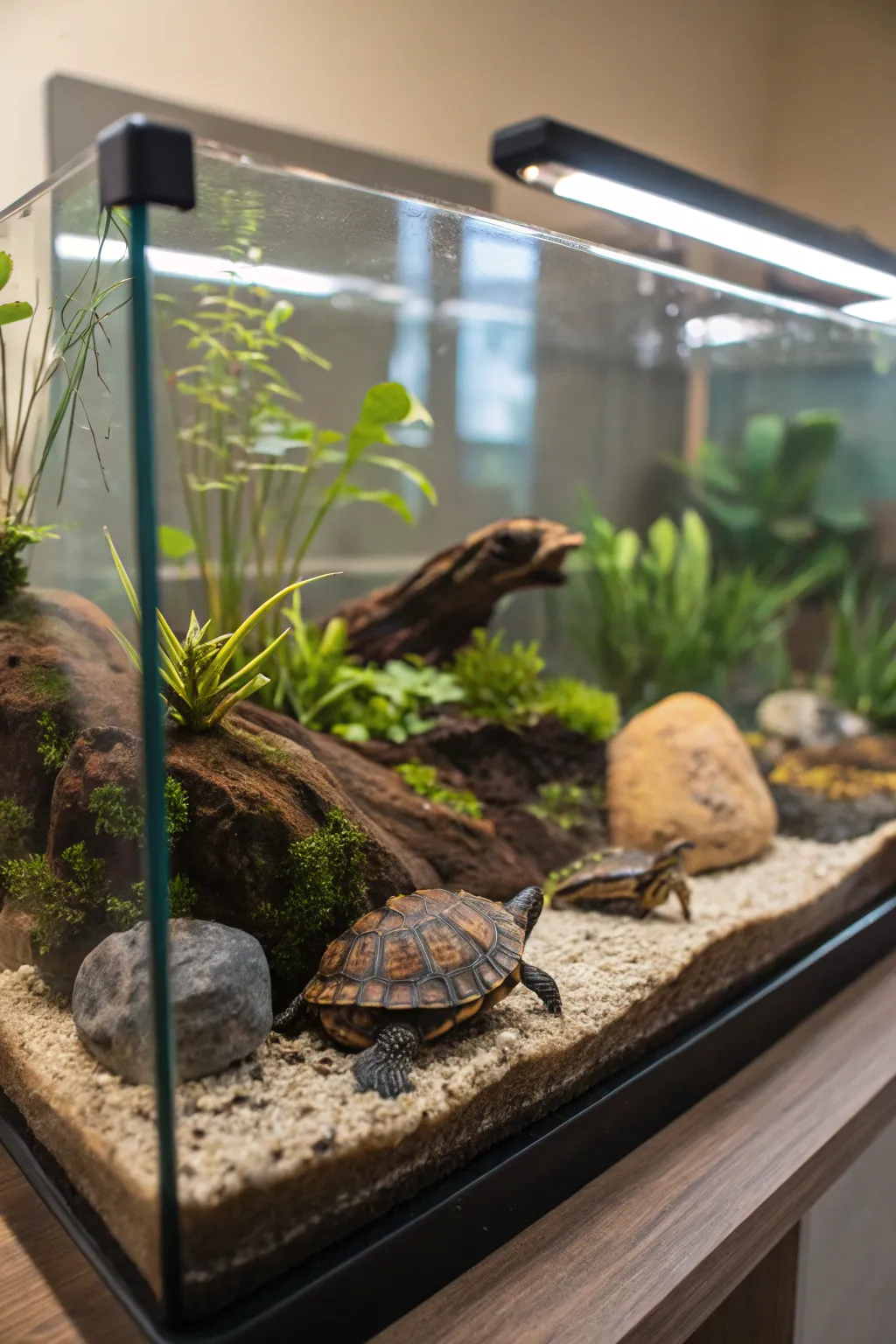Terrarium magic offering a diverse environment for exploration.