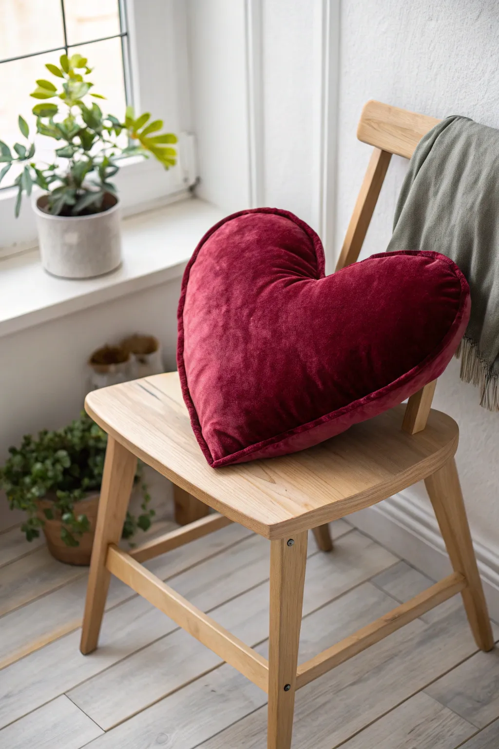 Cozy elegance with a handcrafted touch: Discover the charm of puffy heart pillows for your home decor.