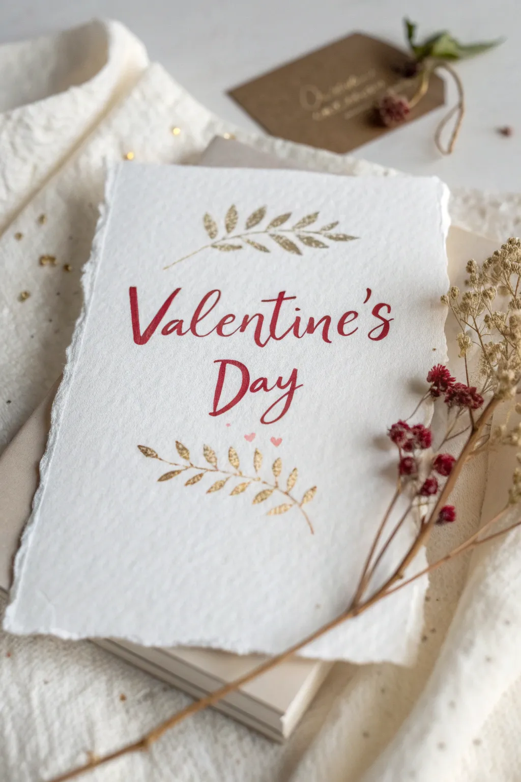 Simple Words, Deep Impact: A Valentine's Day card that speaks volumes with its heartfelt simplicity.
