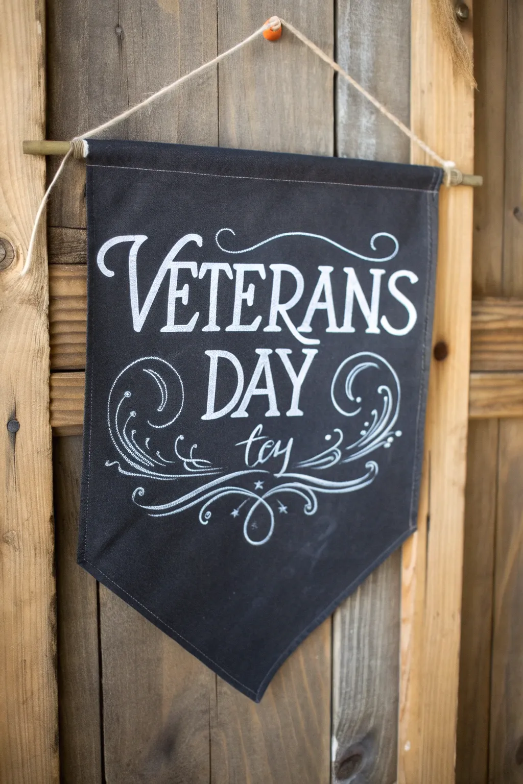 Craft a timeless tribute with a chalkboard-style Veterans Day banner—where tradition meets modern elegance.