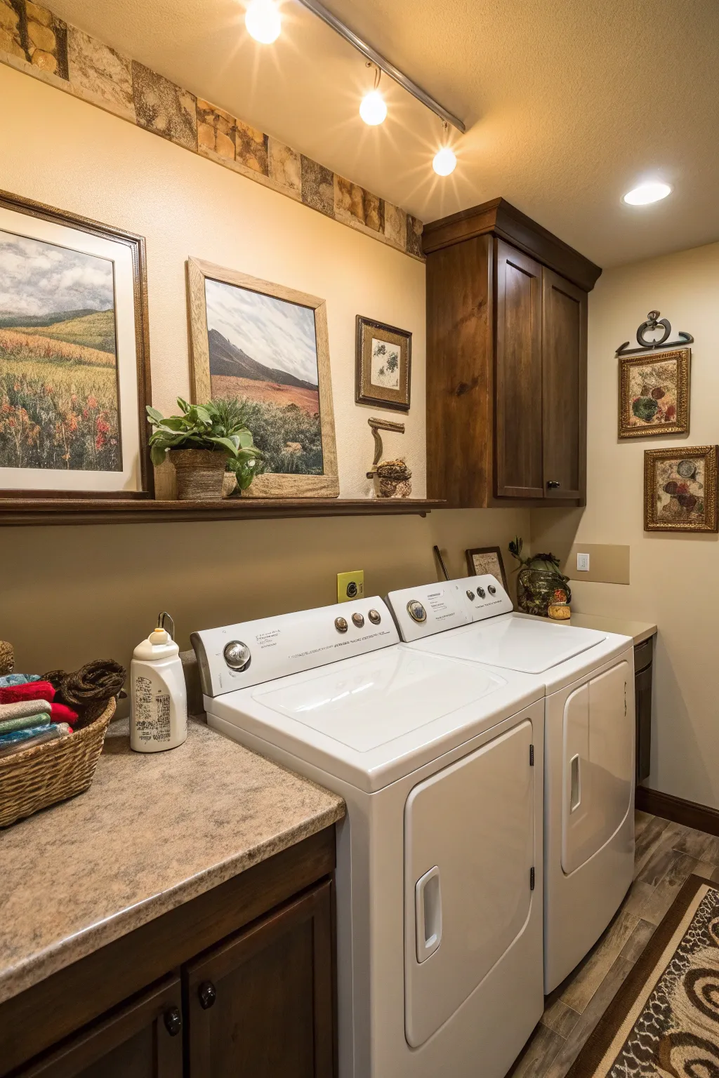 Bring personal charm with art and photos.