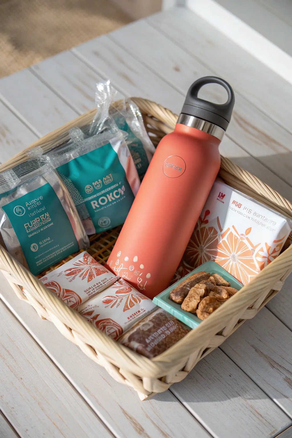Elevate your fitness routine with this stylish water bottle gift basket—perfect for the modern gym enthusiast!