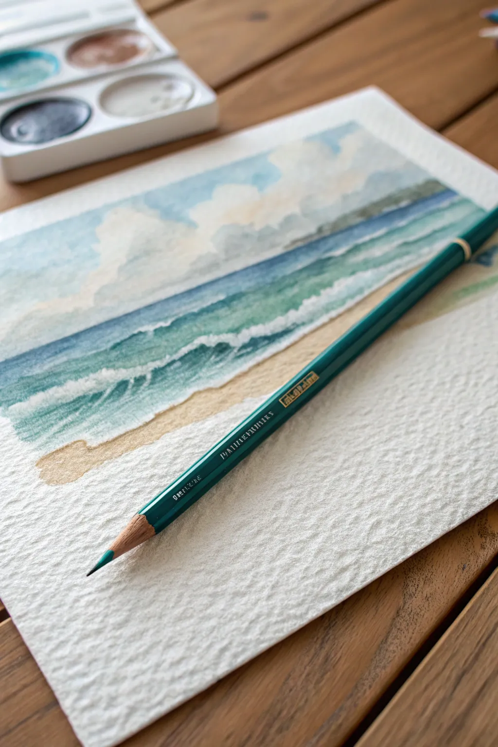 Unleash your creativity with calming seascapes—where blues and greens flow like tranquil waves.