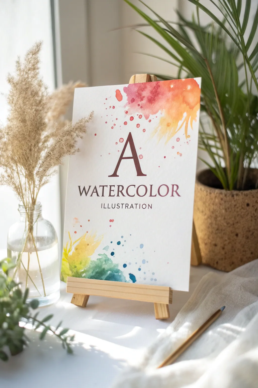 Bring your letters to life with a splash of watercolor magic!