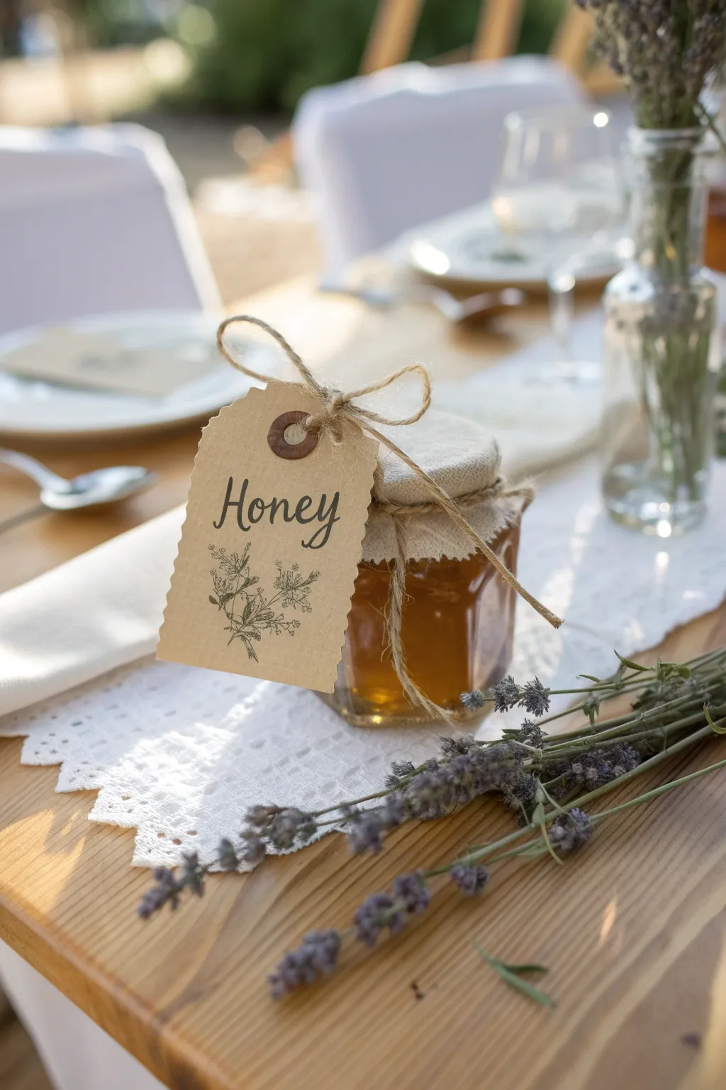 A sweet touch of personalization: Wedding favors that tell your story.