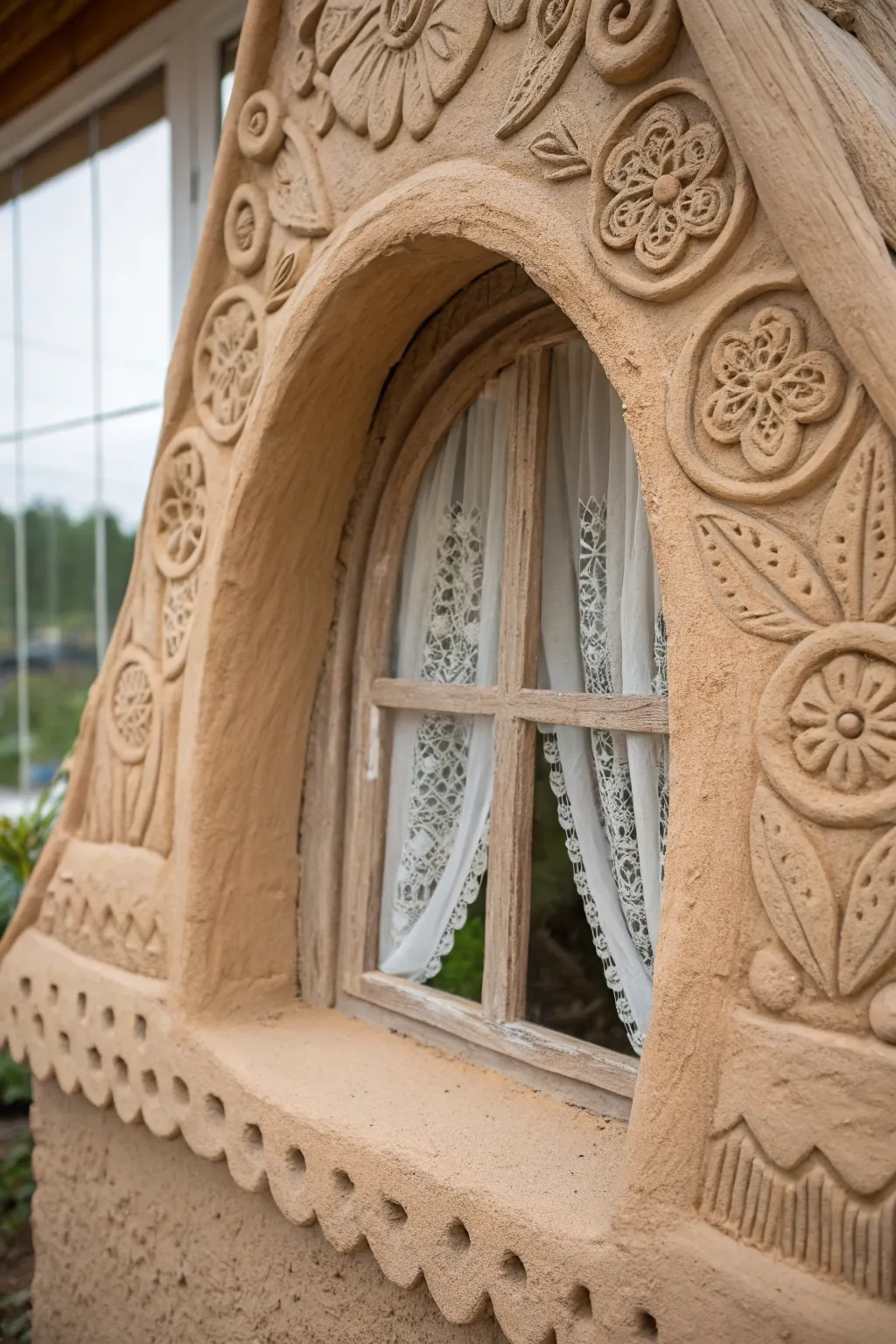 Peek into enchantment with these intricately crafted fairy house windows, a blend of simplicity and whimsy.