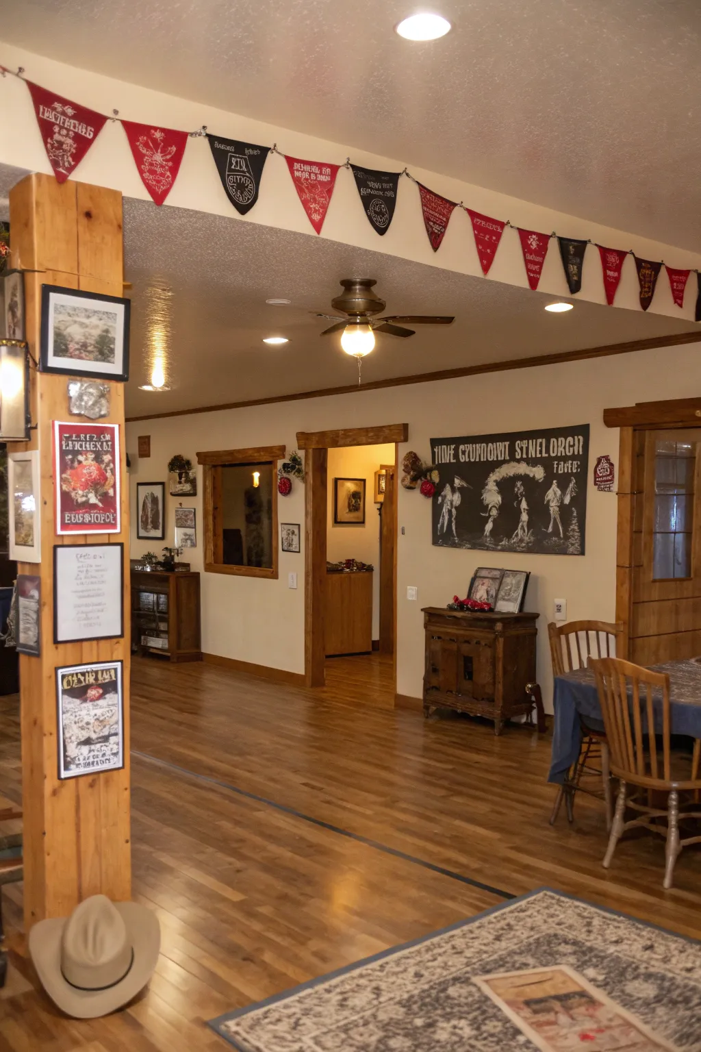 A line dancing area is a must for a lively party.