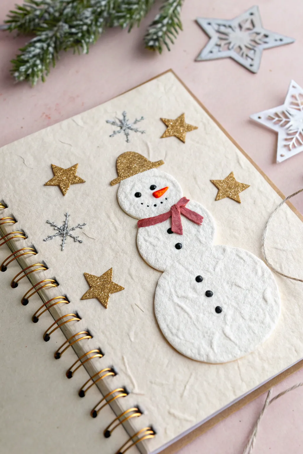 Capture the magic of the season with minimalist holiday scrapbook elements. 🎨✨
