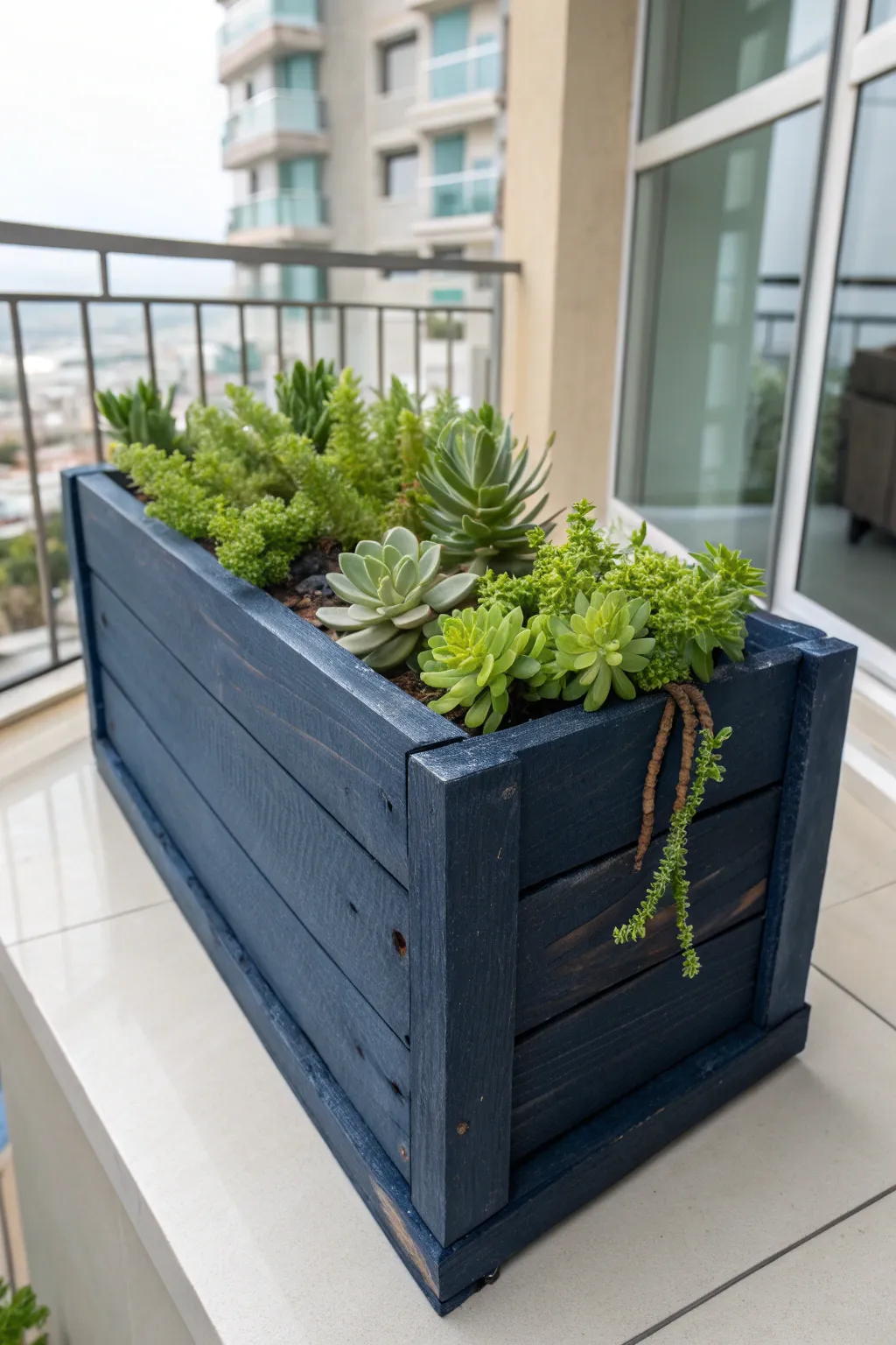 Transform your space with a chic wooden plant holder—where craftsmanship meets urban greenery.