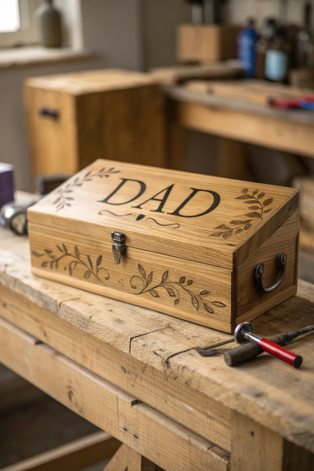 A toolbox that speaks to the heart, crafted with love and care.