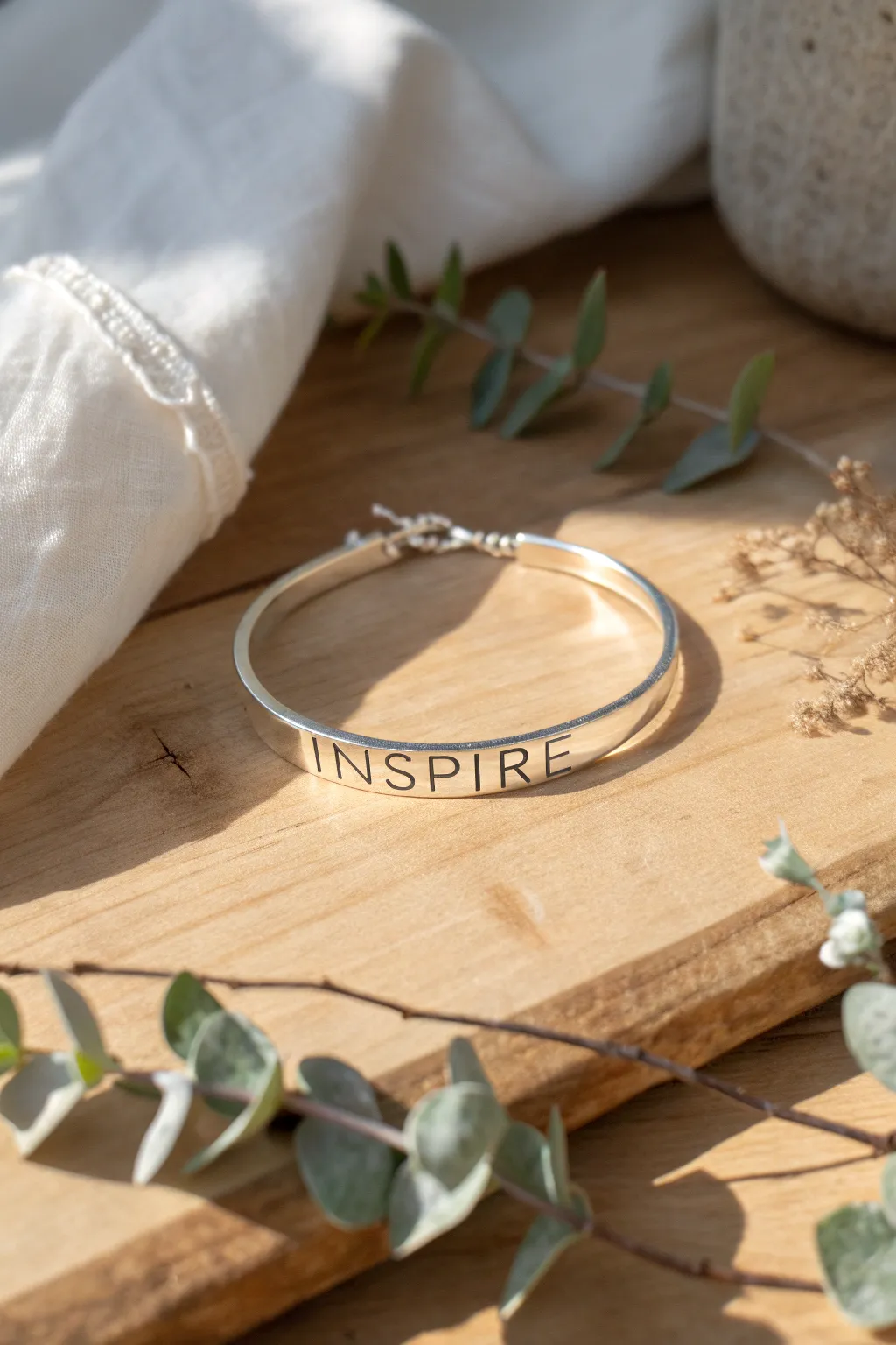 Carry motivation with you: Let 'INSPIRE' be your daily reminder to shine brightly.