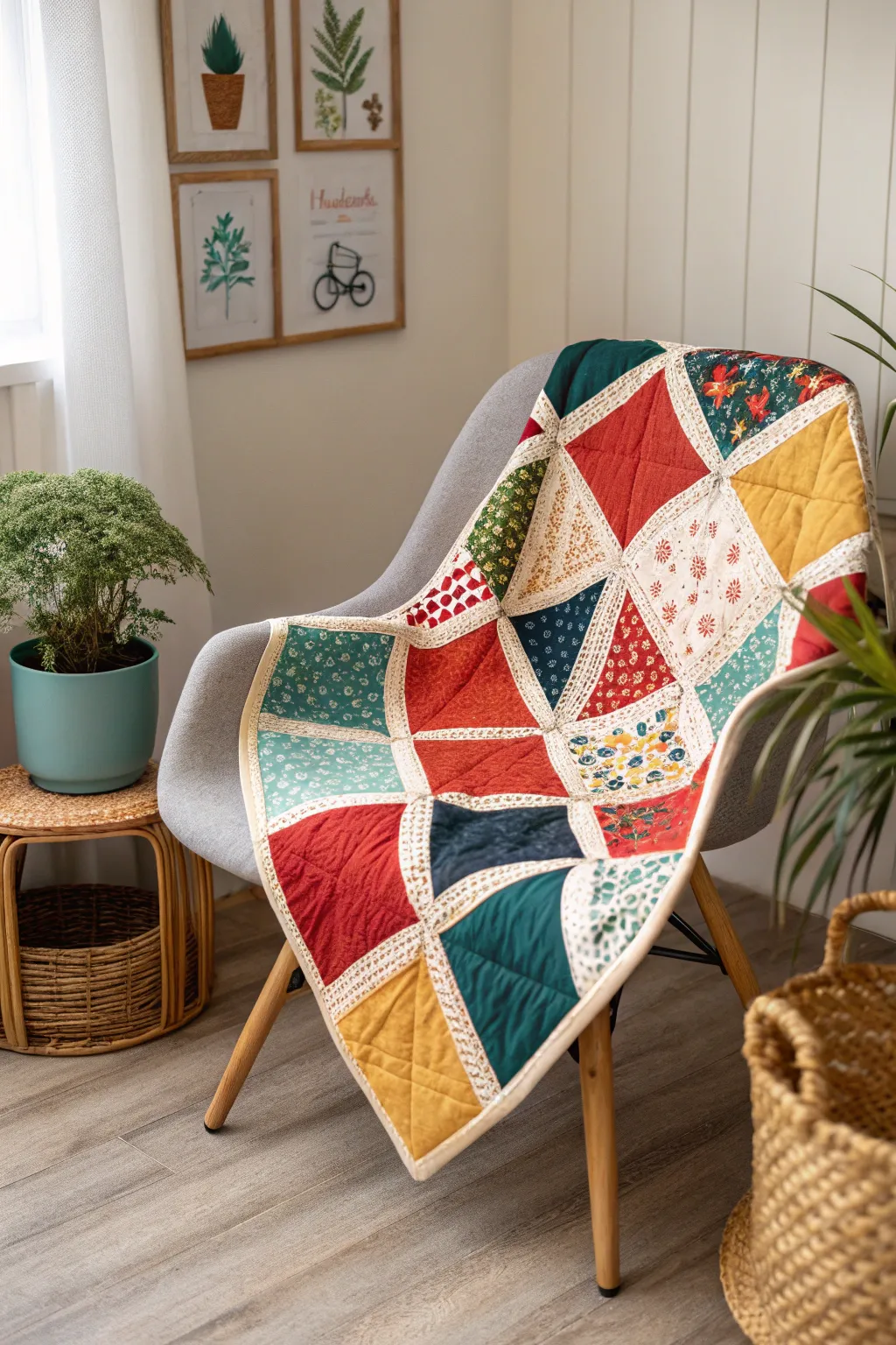 Craft your year's journey into a vibrant masterpiece with a quilt of memories.